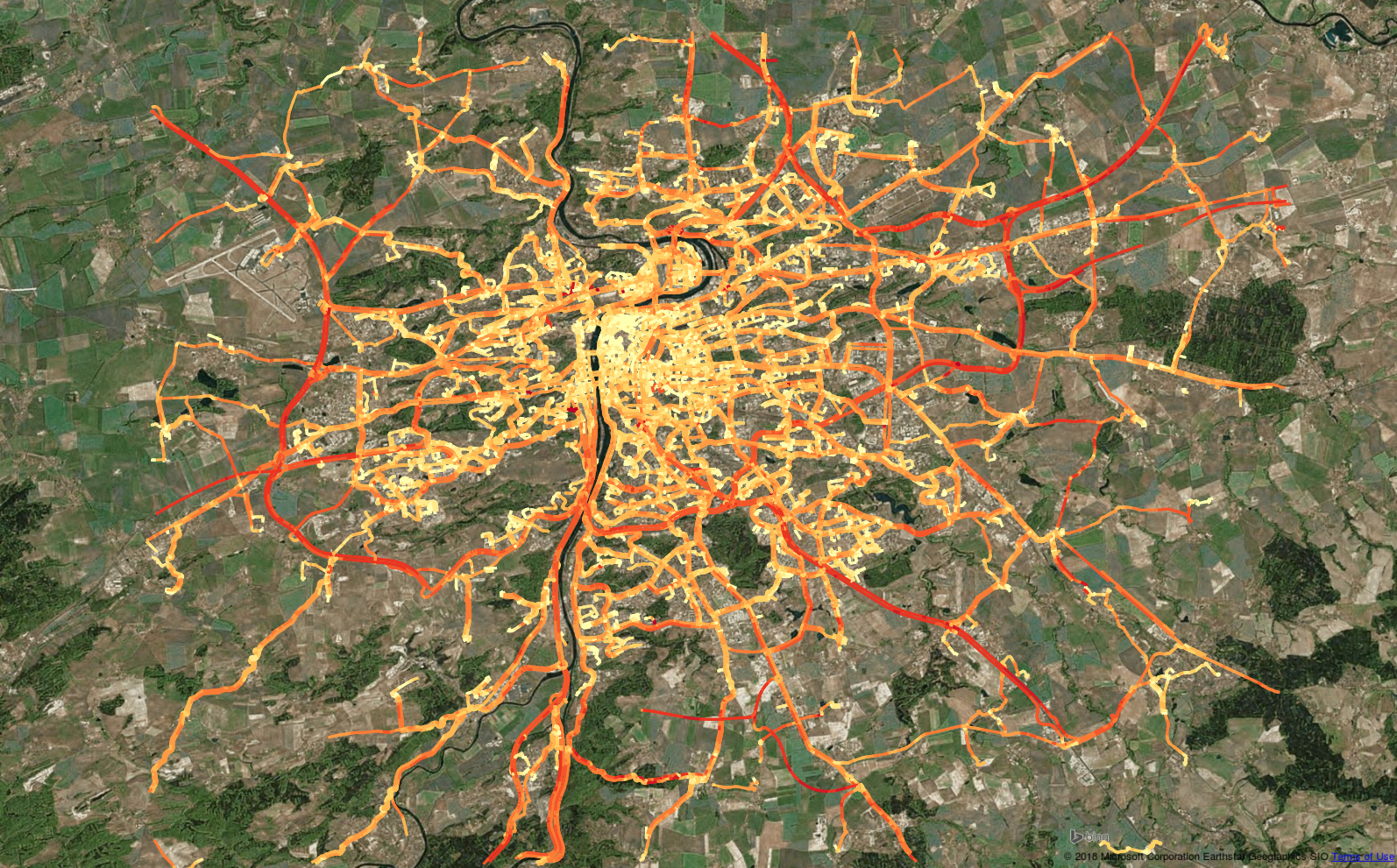 Illustration - Traffic in Prague